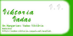 viktoria vadas business card